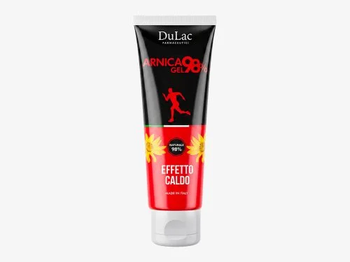 Arnica Gel 98% Effetto Caldo 100 ml DuLac — confezione fronte