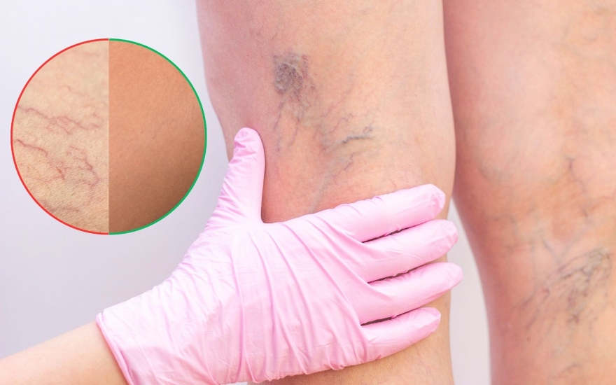 capillari rotti gambe