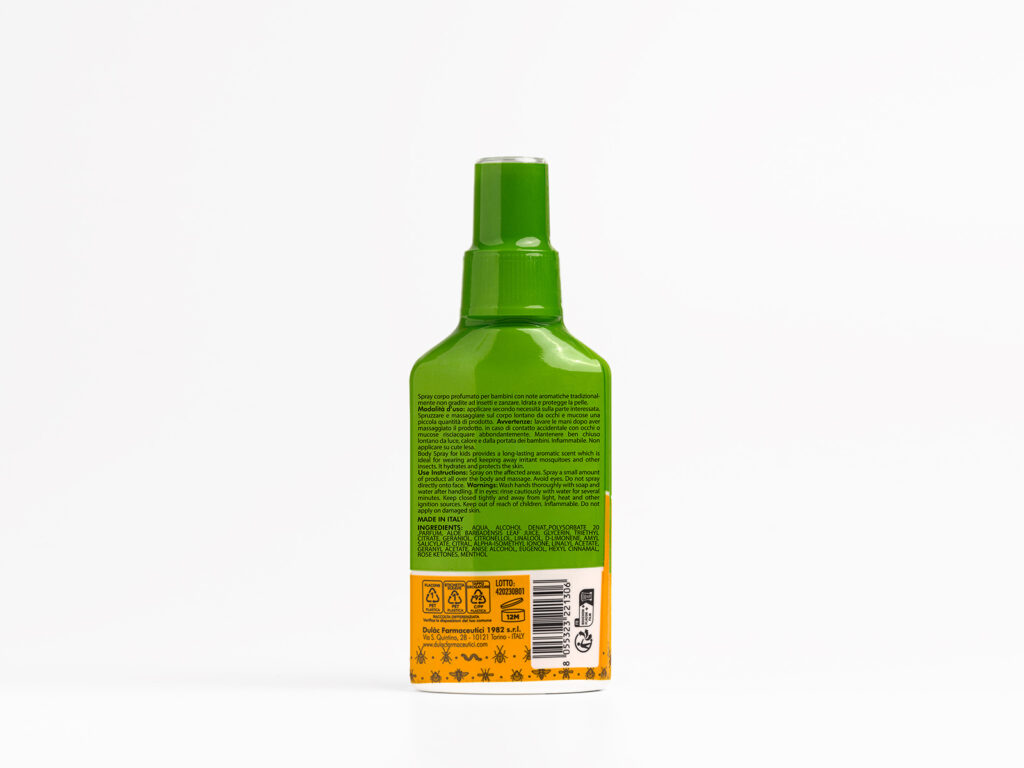 dulac spray antizanzare bambini retro pack