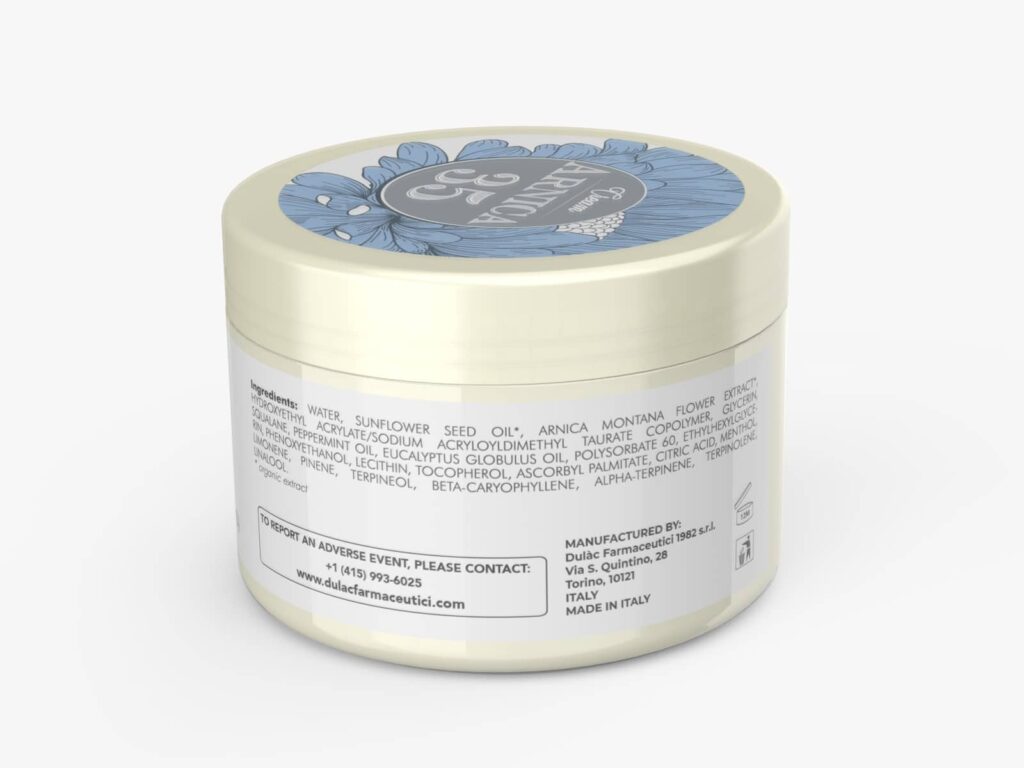 dulac arnica 35 cream gel 8 fl oz back 2