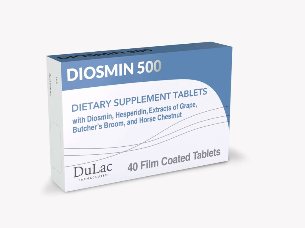 dulac diosmin 500 supplement 40 tablets amazon