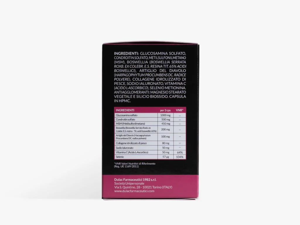 integratore glucosamina dulac lato 1