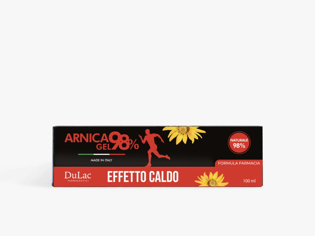 astuccio arnica gel effetto caldo dulac