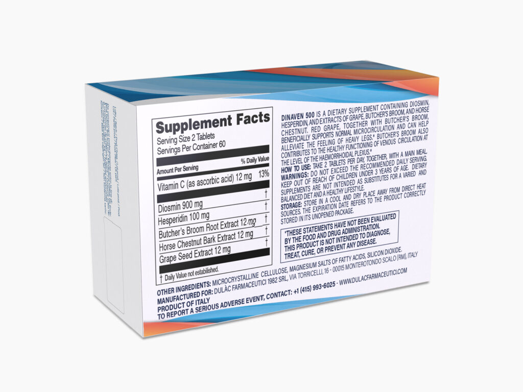 back dinaven 500 120 tablets