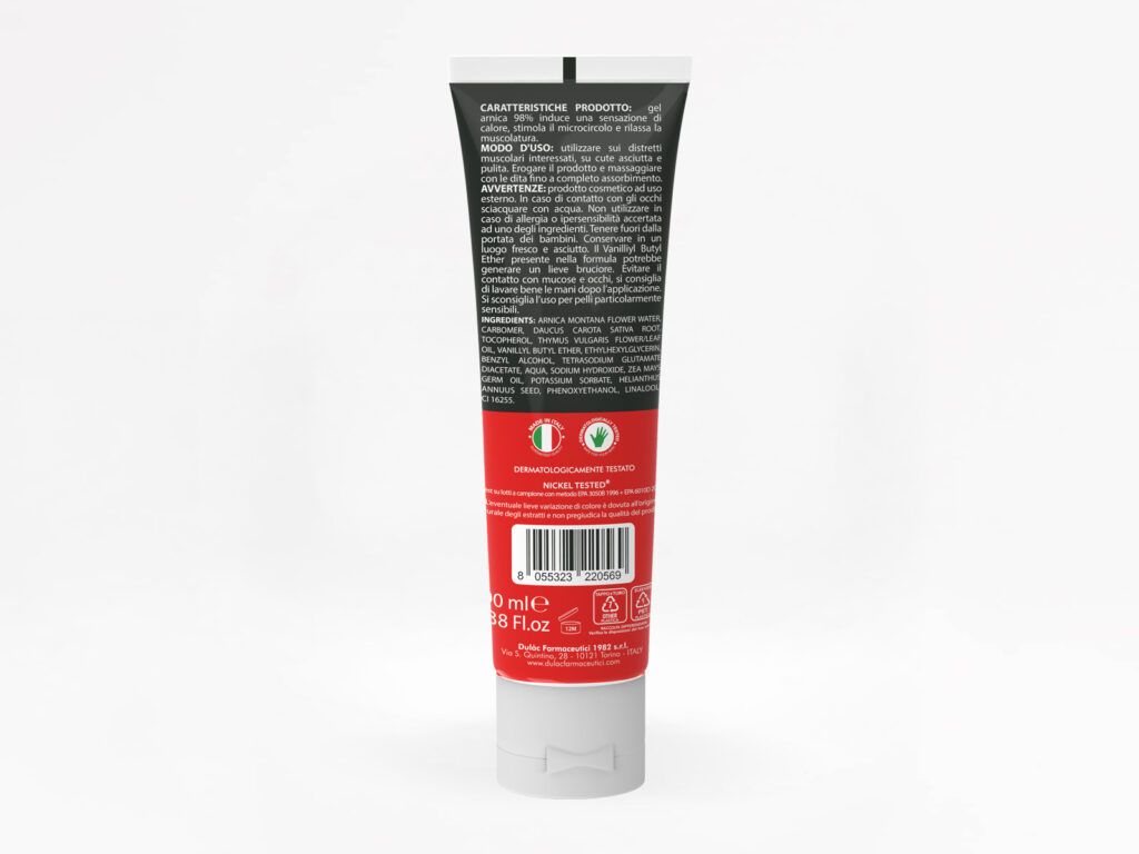 retro arnica gel effetto termico dulac 100 ml