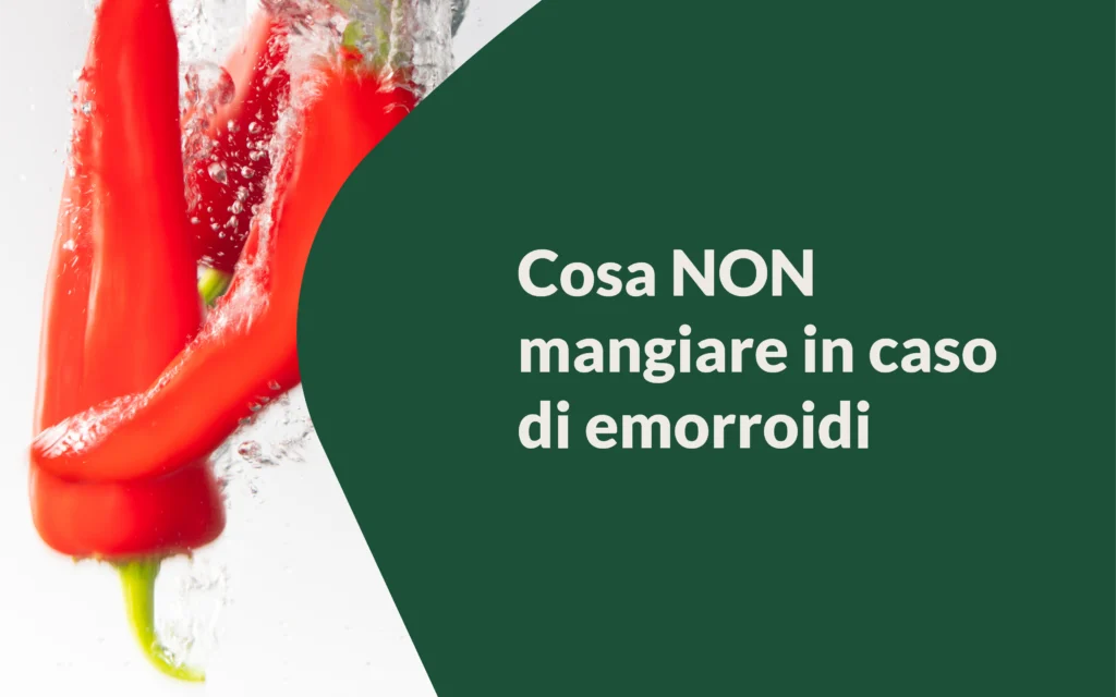 cosa non mangiare in caso di emorroidi